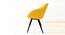 Finch  Fox - Happiness is Complimentary Dining Chair-yellow (Yellow Finish) by Urban Ladder - - 