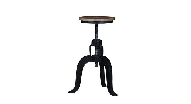 Dorothee Swivel Metal Bar Stool in Matte Finish-black (Black Finish) by Urban Ladder - - 734859