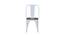 Olliver Swivel Metal Dining Chair in Glossy Finish (White Finish) by Urban Ladder - - 