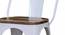 Olliver Swivel Metal Dining Chair in Glossy Finish (White Finish) by Urban Ladder - - 
