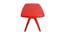 Shahenshah 3 SeaterPlastic Dining Table -  Bright Red (Red Finish) by Urban Ladder - - 