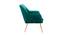 Brodie Accent Chair - Grey (Green) by Urban Ladder - - 