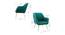 Brodie Accent Chair - Grey (Green) by Urban Ladder - - 
