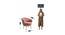 Melta Fabric Accent Chair In Pink Colour (Pink) by Urban Ladder - - 735132
