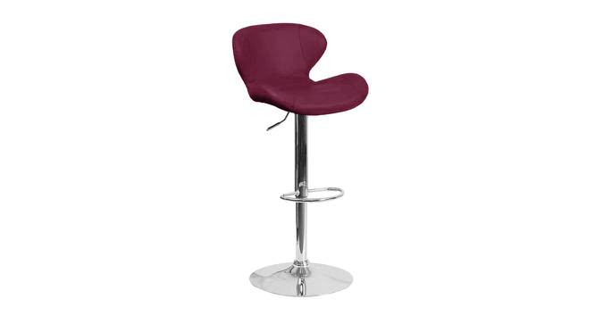 Indus Bar stool - Maroon-tan (Tan Finish) by Urban Ladder - - 735251