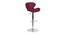 Indus Bar stool - Maroon-tan (Tan Finish) by Urban Ladder - - 735251