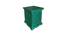 Queens Sheesham Wood Bedside Table in Antique Green  Finish (Antique Finish) by Urban Ladder - - 735282