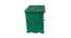 Queens Sheesham Wood Bedside Table in Antique Green  Finish (Antique Finish) by Urban Ladder - - 735286