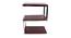 Maude Side  Table (Ss Polish & Matte Walnut Finish) by Urban Ladder - - 