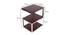 Maude Side  Table (Ss Polish & Matte Walnut Finish) by Urban Ladder - - 