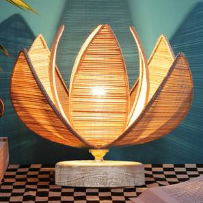 devansh Amelia Rose Bamboo Table Lamp With White Brushed Wood Base-picture-16
