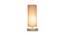 Tyson Grey Cotton Table Lamp With White Brushed Wood Base (Grey) by Urban Ladder - Design 1 Side View - 735782