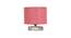 Liam Pink Jute Table Lamp With White Brushed Wood Base (Pink) by Urban Ladder - Front View Design 1 - 735845