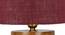 Daiva Maroon Jute Table Lamp With Natural Wood Base (Maroon) by Urban Ladder - Ground View Design 1 - 736085