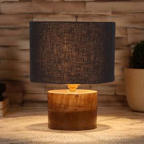 Conroy Black Cotton Table Lamp With Natural Wood Base-image-13