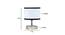 Rocco White & Black Cotton Table Lamp With White Brushed Wood Base by Urban Ladder - Design 1 Dimension - 736271