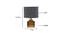 Clarice Grey Jute Table Lamp With Natural Wood Base (Grey) by Urban Ladder - Design 1 Dimension - 736285