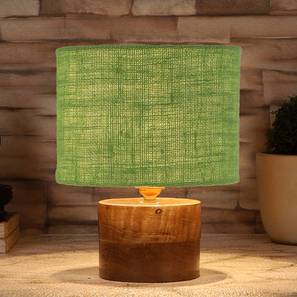 Deianira Green Jute Table Lamp With Natural Wood Base-image-43