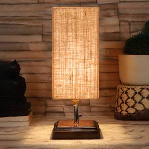 Emerson Beige Jute Table Lamp With Square Brown Wood Base-image-18