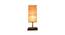 Eliot Square Bamboo Table Lamp With Brown Wood Base (Beige) by Urban Ladder - Design 1 Side View - 736405