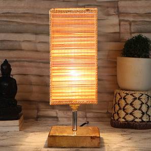 devansh Eoin Square Bamboo Table Lamp With Natural Wood Base-picture-13
