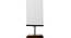 Elske White & Black Cotton Table Lamp With Square Brown Wood Base by Urban Ladder - Ground View Design 1 - 736457