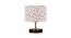 Wyatt Multicolor Cotton Table Lamp With Brown Wood Base by Urban Ladder - Front View Design 1 - 736604