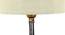 Tyler White Jute Table Lamp With Brown Wood Base (White) by Urban Ladder - Ground View Design 1 - 736642
