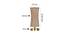Bryar Damru Bamboo Table Lamp With Gold Wood Base (Beige) by Urban Ladder - Design 1 Dimension - 736674