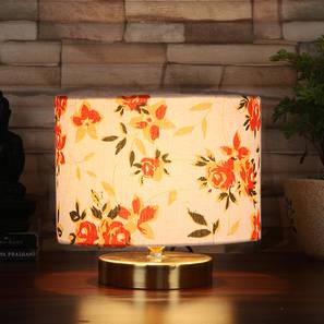 Lynn Multicolor Cotton Table Lamp With Gold Wood Base-image-15
