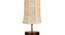 Kosmo Damru Bamboo Table Lamp With Brown Wood Base (Beige) by Urban Ladder - Ground View Design 1 - 736823