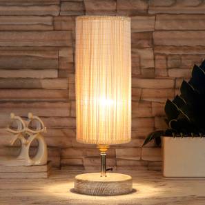 Santana Round Bamboo Table Lamp With White Brushed Wood Base-image-45