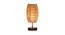 Kona Dholak Bamboo Table Lamp With Brown Wood Base (Beige) by Urban Ladder - Front View Design 1 - 736879