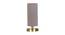 Toro Grey Cotton Table Lamp With Gold Wood Base (Grey) by Urban Ladder - Front View Design 1 - 736886