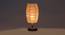 Kona Dholak Bamboo Table Lamp With Brown Wood Base (Beige) by Urban Ladder - Design 1 Side View - 736895