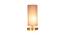 Toro Grey Cotton Table Lamp With Gold Wood Base (Grey) by Urban Ladder - Design 1 Side View - 736903