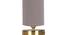 Toro Grey Cotton Table Lamp With Gold Wood Base (Grey) by Urban Ladder - Ground View Design 1 - 736918