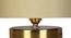 Louie Off-White Cotton Table Lamp With Gold Wood Base (White) by Urban Ladder - Ground View Design 1 - 736922