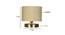 Louie Off-White Cotton Table Lamp With Gold Wood Base (White) by Urban Ladder - Design 1 Dimension - 736937