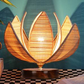 devansh Walter Rose Bamboo Table Lamp With Brown Wood Base-picture-15
