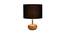 Callie Black Cotton & Solid Wood Table Lamp (Black) by Urban Ladder - Design 1 Side View - 736969