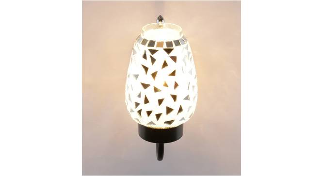 Nena Multicolor Glass Wall Mounted Lamp With Iron Base by Urban Ladder - Design 1 Side View - 736974