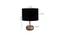 Callie Black Cotton & Solid Wood Table Lamp (Black) by Urban Ladder - Design 1 Dimension - 736990