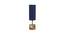 Alyssa Blue Jute & Solid Wood Table Lamp (Blue) by Urban Ladder - Front View Design 1 - 737020