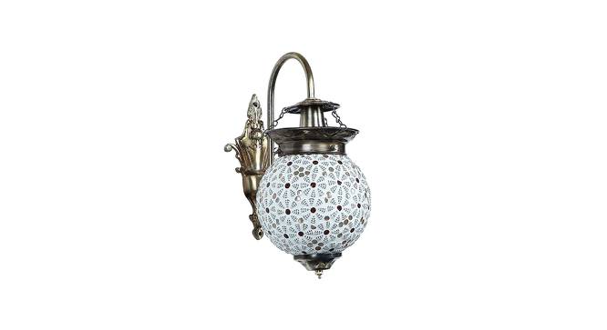 Valerie Multicolor Mosaic Glass Wall Mounted Lamp (Gola) by Urban Ladder - Front View Design 1 - 737038