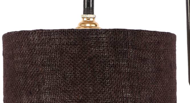 Amy Brown Jute Shade Iron Table Lamp (Brown) by Urban Ladder - Design 1 Side View - 737042