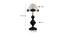 Nadia Vintage Multicolor Shade Table Lamp With Iron Base by Urban Ladder - Design 1 Dimension - 737094