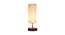 Maverick White Jute Table Lamp With Brown Wood Base (White) by Urban Ladder - Design 1 Side View - 737109
