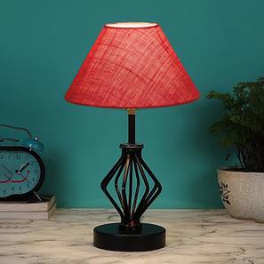 Maisie Pink Jute Table Lamp With Iron Base-image-44