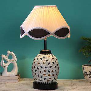 devansh Carolina Vintage Multicolor Glass Shade Table Lamp With Iron Base-picture-17